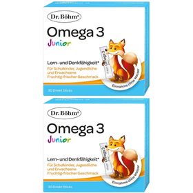 Dr. Böhm Omega 3 Junior Direkt Sticks – Für Gehirn und Immunsystem