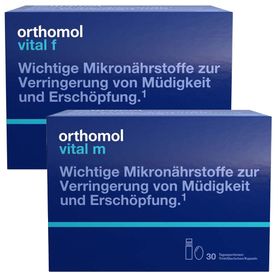 Orthomol Vital f + Orthomol Vital m