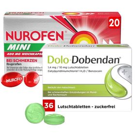 NUROFEN MINI 400 mg + Dolo-Dobendan® Halstabletten
