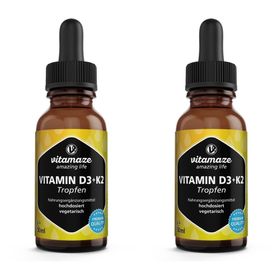 Vitamaze Vitamin D3 + K2 Tropfen hochdosiert