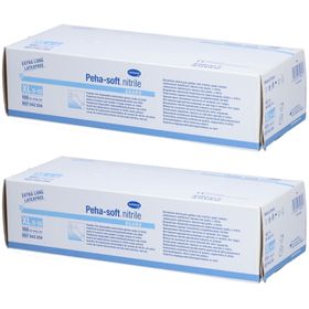 PEHA-SOFT nitrile guard unsterile puderfreie Untersuchungshandschuhe XL