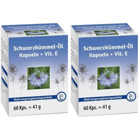 Schwarzkümmelöl + Vitamin E Kapseln