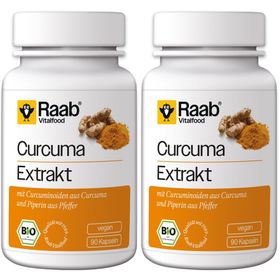 Raab Vitalfood® Bio Curcuma Extrakt Kapseln