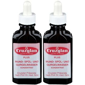Cruzylan Plus Mund- Spül- und Gurgelwasserkonzentrat mit Pipette