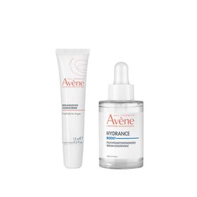Avène Beruhigende Augencreme + Avène Hydrance Boost Feuchtigkeitsspendendes Serum