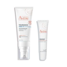 Avène Beruhigende Augencreme + Avène Tolérance Hydra-10 Feuchtigkeitsfluid