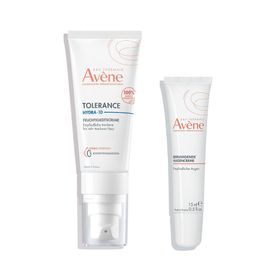Avène Beruhigende Augencreme + Avène Tolérance Hydra-10 Feuchtigkeitscreme