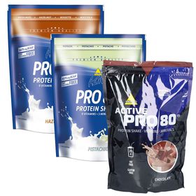 Inkospor Active Pro 80 Schokolade + Inkospor Active Pro 80 Pistazie + Inkospor Active Pro 80 Haselnuss