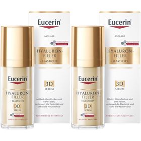 Eucerin® HYALURON-FILLER + ELASTICITY 3D Serum – Anti-Aging Serum für reife Haut – Hautpflege gegen Altersflecken und Falten - Jetzt 20% sparen mit Code "eucerin20"