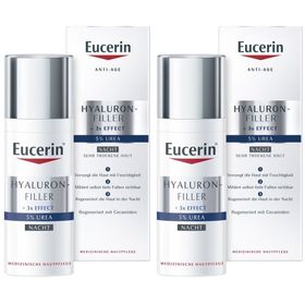 Eucerin Hyaluron-Filler 5% Urea Nachtpflege – mildert sichtbar tiefe Falten und regeneriert die Haut nachts - Jetzt 20% sparen mit Code "eucerin20"