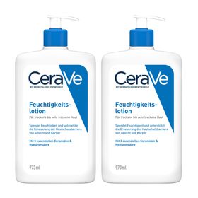 CeraVe Feuchtigkeitslotion: Körperlotion für trockene bis sehr trockene Haut für Gesicht und Körper