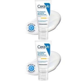 CeraVe Feuchtigkeitsspendende Gesichtscreme mit LSF 30: hydratisierende Tagescreme mit Lichtschutz für normale bis trockene Haut