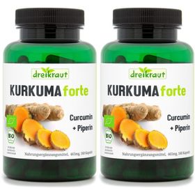 dreikraut® Kurkuma Forte Bio Kapseln