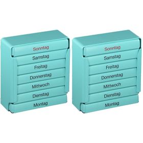 Medi-7 Medikamentendosierer für 7 Tage, türkis