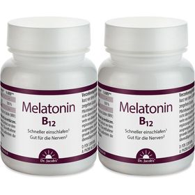Dr. Jacob's Melatonin B12 Lutschtablette 1 mg + Vitamin B12 Kirsche vegan