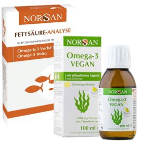 NORSAN Fettsäure Analyse + NORSAN Omega-3 Vegan - Algenöl