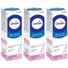 Otriven gegen Schnupfen 0,025 % Nasentropfen, 10 ml, für Babys und Kleinkinder