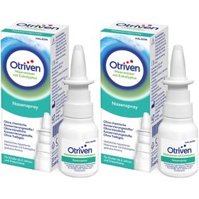 Otriven Meerwasser Nasenspray mit Eukalyptus befreit die verstopfte Nase bei Schnupfen durch eine natürlich abschwellende Wirkung