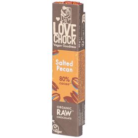 Lovechock Pecan Meersalz Rohschokolade 80% Kakao Bio Vegan