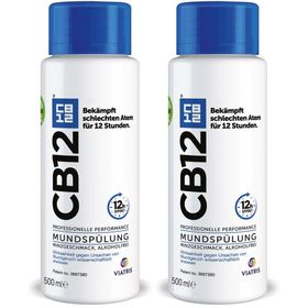CB12 Mundspülung: Mundwasser mit Zinkacetat & Chlorhexidin gegen schlechten Atem & Mundgeruch