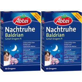 Abtei Nachtruhe Baldrian Schlaf-Dragees N