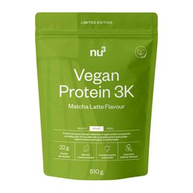 nu3 Vegan Protein 3K Matcha Latte