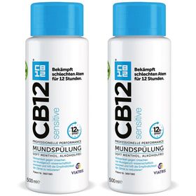 CB12 Sensitive Mundspülung: Mundwasser mit Zinkacetat & Chlorhexidin