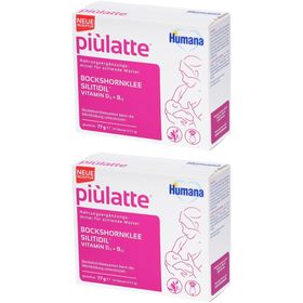 Humana piùlatte – Stillbegleitung mit Bockshornklee, Vitaminen & Silitidil