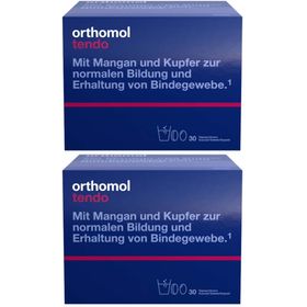 Orthomol Tendo - für normale Bildung und Erhalt von Bindegewebe - Mikronährstoffe, Mangan und Kupfer - Granulat/Tablette/Kapseln