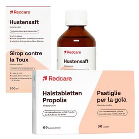 Redcare Halstabletten Propolis + Redcare Hustensaft