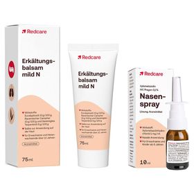 Redcare Xylo 0,1 % Nasenspray + Redcare Erkältungsbalsam mild N
