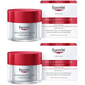 Eucerin Hyaluron-Filler Tagespflege für trockene Haut – Glättet Falten, pflegt & beugt vorzeitiger Hautalterung vor