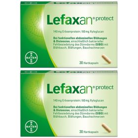 Lefaxan® protect bei wiederkehrenden, funktionellen Blähungen und Blähbauch