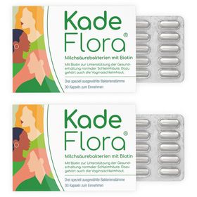 KadeFlora Milchsäurebakerien mit Biotin - zur täglichen Unterstützung der Vaginalschleimhaut