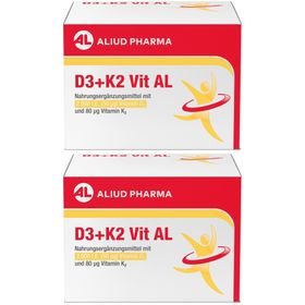 D3 + K2  Vit AL 2000 I.E. / 80 µg Kapseln: ein starkes Duo für die Knochen