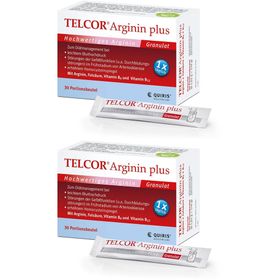 TELCOR Arginin plus B-Vitamine zur Unterstützung bei leichtem Bluthochdruck und Durchblutungsstörungen