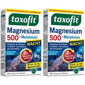 taxofit® Magnesium 500 Nacht + Melatonin