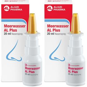 Meerwasser AL Plus Nasenspray zur Befeuchtung und Pflege bei Schnupfen