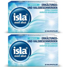isla med akut Halspastillen bei Halsschmerzen und Erkältung