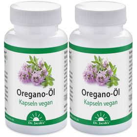 Dr. Jacob's Oregano-Öl Kapseln Carvacrol Thymol vegan