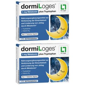 dormiLoges® 1 mg Melatonin plus Tryptophan