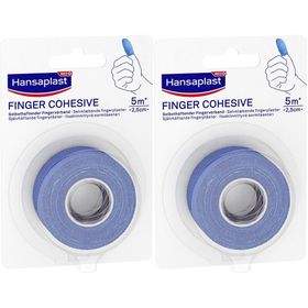 Hansaplast Fingerverband | Selbsthaftender Verband | Fixiert Wundauflagen | 5 m x 2,5 cm