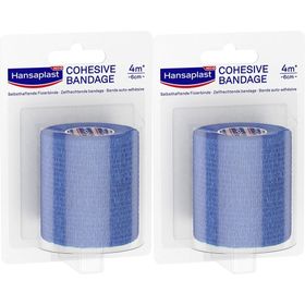 Hansaplast Selbsthaftender Fixierverband | Hoher Tragekomfort | Flexibel | Atmungsaktiv | 4 m x 6 cm
