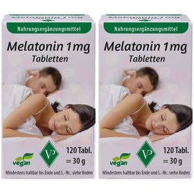 Melatonin 1 mg Tabletten vegan