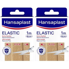 Hansaplast Elastic Pflaster| Flexibler Wundschutz| Elastische Pflaster | Zuschneidbar | 10 Stück