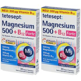 tetesept® Magnesium 500 + B12 Forte