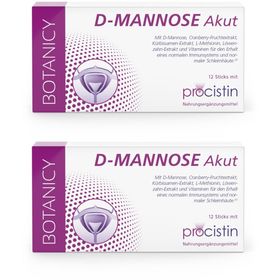 BOTANICY D-MANNOSE + Cranberry AKUT Sticks