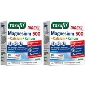 Taxofit® Magnesium 500 + Calcium + Kalium Direkt