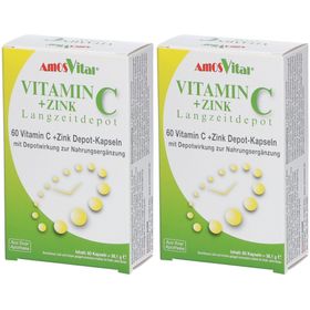AmosVital® Vitamin C+Zink Depot Kapseln
