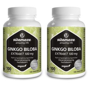 Vitamaze Ginkgo Biloba 100mg Extrakt (50:1) hochdosiert